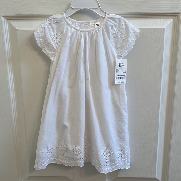 NEW White Eyelet Baby B’Gosh Oshkosh Dress 24 months - Picture 2 of 10